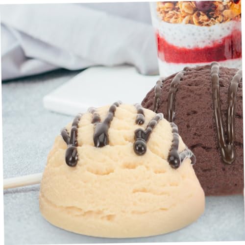 LRXIYODE Realistisches Eiscreme Modell aus Künstliche Eiskugeln als Deko und Fotorequisite Langlebig Bruchfest Wiederverwendbar für Schaufenster Party und Schaufensterdekoration von LRXIYODE