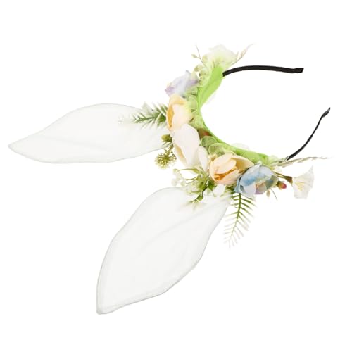 LRXIYODE Realistisches Hasenohren Stirnband mit Weicher Plüschoberfläche Verstellbar und Leicht Charmantes Cosplay Accessoire für Damen für Partys Karneval und Ostern von LRXIYODE
