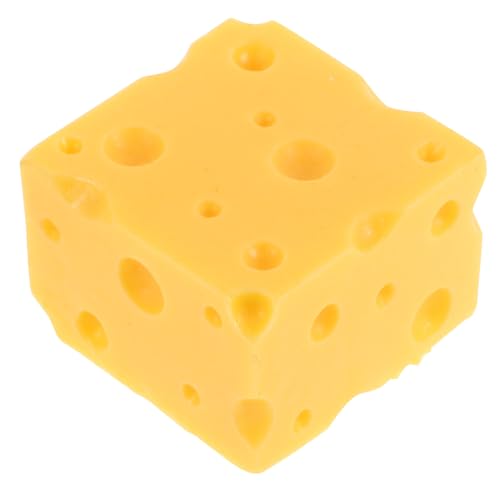 LRXIYODE Realistisches Käsemodell Dreieckiges Kunstkäse Ornament für Food Display Fotografie Requisit Küchen Deko Lifelike Simulation für Realistische Food Inszenierung von LRXIYODE