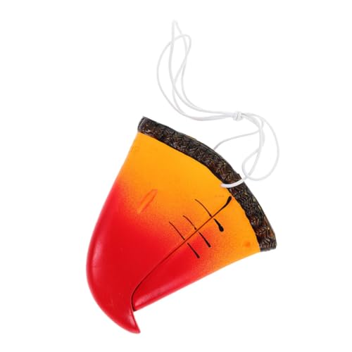 LRXIYODE Realistisches Papagei Nasen Kostüm aus Solidem Vinyl Leichtes Halloween Cosplay Tier Nase Accessoire für Fasching Karneval Tierparty Komfortabel und Langlebig Auffälliges Design von LRXIYODE