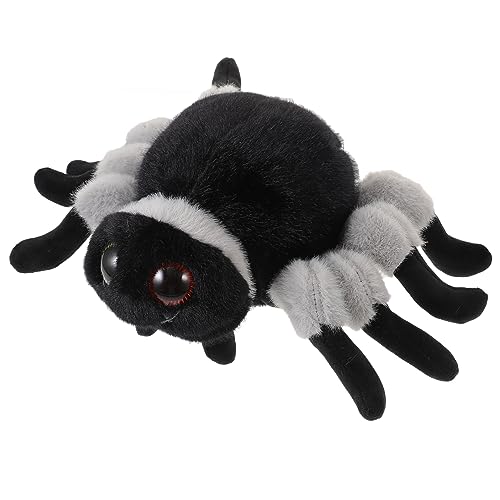 LRXIYODE Realistisches Plüschspinnen aus Weichem PP Baumwollstoff Großes Kuscheltier Dekoratives Halloween Spinnen Deko als und Witziges Stofftier für Erwachsene von LRXIYODE