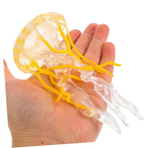 LRXIYODE Realistisches Quallenmodell Gelb Aquarium Dekoration Lernspielzeug für Fischbecken Aquarium Basteln Meeresbewohner Figur für Unterwasserwelt LRXIYODE Realistisches Quallenmodell Gelb Aquarium Dekoration Lernspielzeug für Fischbecken Aquarium Basteln Meeresbewohner Figur für Unterwasserwelt von LRXIYODE