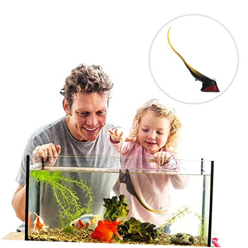 LRXIYODE Realistisches Simulationsmodell EEL Fischfigur PVC Tierdekoration Pädagogisches für Strapazierfähige Sichere Desktop Gartendeko Geschenkidee für Meerestiere Fans von LRXIYODE