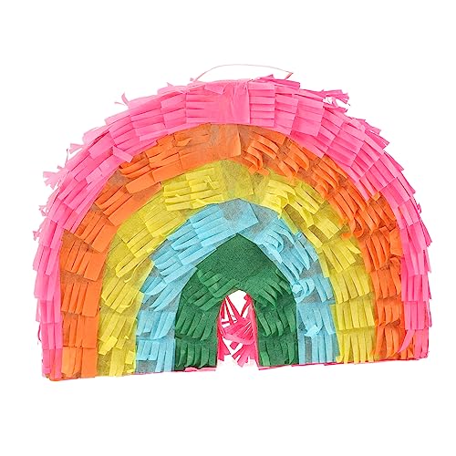 LRXIYODE Regenbogen Piñata Kleine Farbenfrohe Dekoration für Kindergeburtstage Leicht mit Süßigkeiten Füllen für Feiern und Themenpartys LRXIYODE Regenbogen Piñata Kleine Farbenfrohe Dekoration für Kindergeburtstage Leicht mit Süßigkeiten Füllen für Feiern und Themenpartys von LRXIYODE