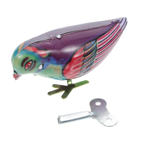 LRXIYODE Retro Magpie Wind Up Tin Toy Uhrwerkspielzeug für Geburtstagsgeschenk Klassenzimmerpreis Dekoration Spielerisch Aufmerksamkeit Fördern von LRXIYODE