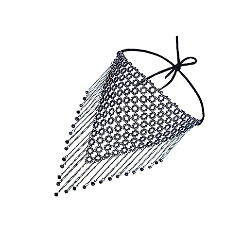 LRXIYODE Rhinestone Gesichtskette mit Quasten Maske für Halloween und Maskenball Party Accessoire für Frauen Leicht und Angenehm zu Tragen für Besondere Anlässe LRXIYODE Rhinestone Gesichtskette mit Quasten Maske für Halloween und Maskenball Party Accessoire für Frauen Leicht und Angenehm zu Tragen für Besondere Anlässe von LRXIYODE