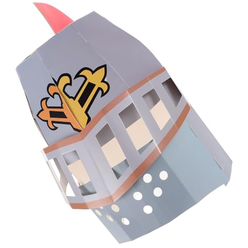 LRXIYODE Ritterrüstungshelm Papiermaske für Kreative DIY Maske für Ritter Mottopartys Bastelset für Partygeschenk Kreativität und Interaktion LRXIYODE Ritterrüstungshelm Papiermaske für Kreative DIY Maske für Ritter Mottopartys Bastelset für Partygeschenk Kreativität und Interaktion von LRXIYODE