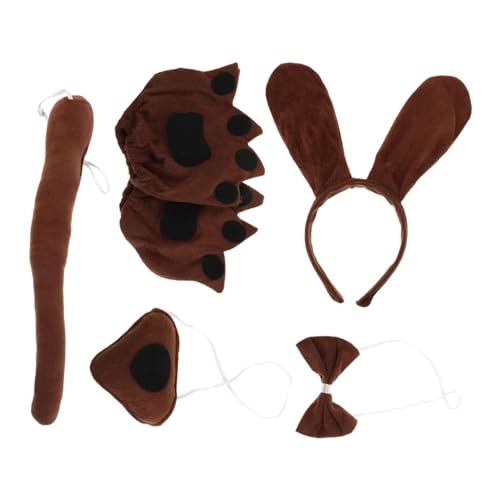 LRXIYODE Rollenspiel-accessoire Für Junge Mädchen Party-deko-stirnband Mit Welpen-elementen Inklusive Fliege Nase Und Pfotenhandschuhe Für Tierkostüm Und Tier-verkleidung LRXIYODE Rollenspiel-accessoire Für Junge Mädchen Party-deko-stirnband Mit Welpen-elementen Inklusive Fliege Nase Und Pfotenhandschuhe Für Tierkostüm Und Tier-verkleidung von LRXIYODE