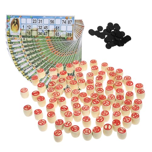 LRXIYODE Russisches Lotto Set aus Holz Kompaktes Bingo Spiel mit Zahlenkarten Tragbares Familienspiel für Erwachsene und Party Vielseitiges Gesellschaftsspiel Denkfähigkeiten LRXIYODE Russisches Lotto Set aus Holz Kompaktes Bingo Spiel mit Zahlenkarten Tragbares Familienspiel für Erwachsene und Party Vielseitiges Gesellschaftsspiel Denkfähigkeiten von LRXIYODE