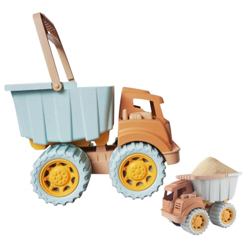 LRXIYODE Sandspielzeug Bagger aus Robustem Kunststoff Leichtes Strandspielzeug mit Lebhaften Farben Realistisches Modell zum Kreativen Drinnen und Draußen von LRXIYODE