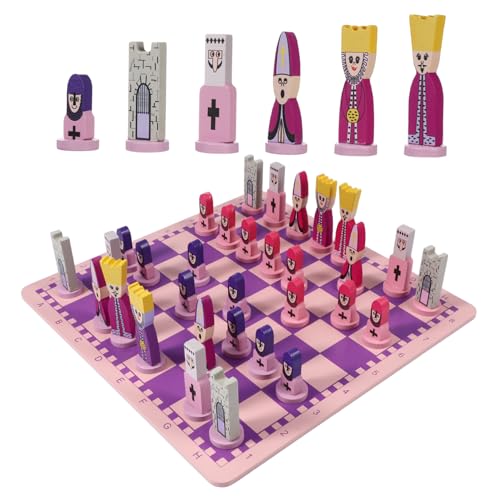 LRXIYODE Schachspiel Set mit Faltbarem Schachbrett Tragbares Holz Schachspiel für Erwachsene Pädagogisches Reisespiel Sicheres Langlebiges Lernspielzeug für Schule und Familie LRXIYODE Schachspiel Set mit Faltbarem Schachbrett Tragbares Holz Schachspiel für Erwachsene Pädagogisches Reisespiel Sicheres Langlebiges Lernspielzeug für Schule und Familie von LRXIYODE