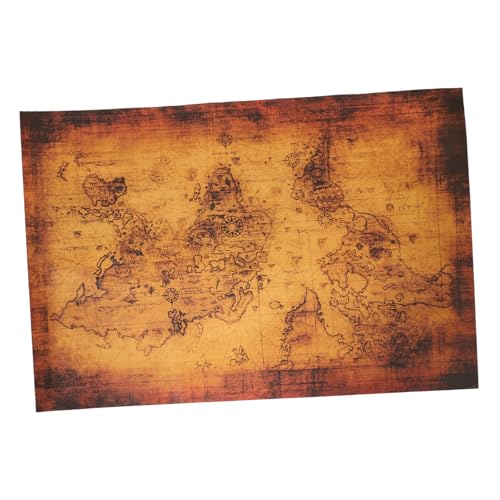LRXIYODE Schatzkarten -Requisiten Kleines Geheime Spiel Unterwasser -schatzsuche Partei Piratenbrettspiel Piraten-schatzkarte Brettspiele Piratenschatz- Piratenpartyspiel Papier von LRXIYODE