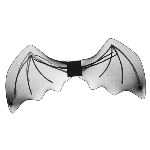 LRXIYODE Schwarze Fledermausflügel Kostüm mit Schulterriemen Halloween Cosplay Zubehör für Erwachsene und Bühnenauftritte und Kostümparty von LRXIYODE