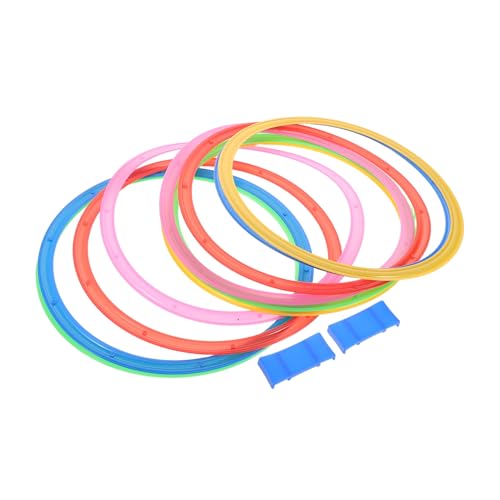 LRXIYODE Sensorisches Trainingsgerät Hopscotch Ringe Set Teilig Interlocking Rings Kreatives Indoor Outdoor Spiel für Bewegungsförderung und Motorischen Entwicklung LRXIYODE Sensorisches Trainingsgerät Hopscotch Ringe Set Teilig Interlocking Rings Kreatives Indoor Outdoor Spiel für Bewegungsförderung und Motorischen Entwicklung von LRXIYODE
