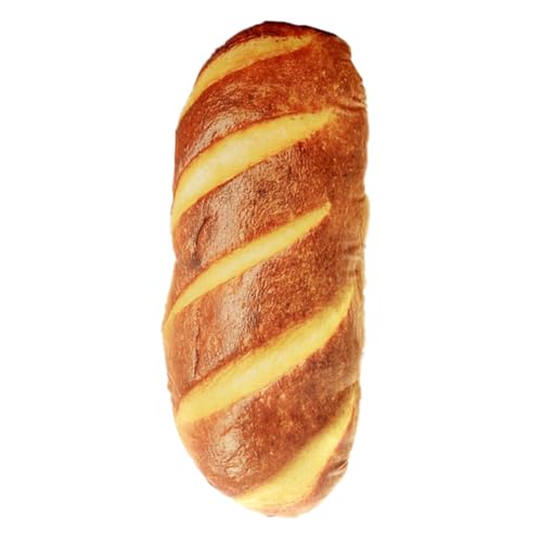LRXIYODE Simulation Brot Kissen Weiches Druck Sofa Kissen Lustiges Dekoratives Brotform als und Wohnaccessoire von LRXIYODE