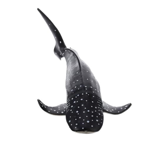 LRXIYODE Simulation Walhai Modell Pädagogisches Tier Figur Realistische Walhai Nachbildung aus Langlebigem Kunststoff Lernspielzeug für Meerestiere und Umweltbewusstsein von LRXIYODE