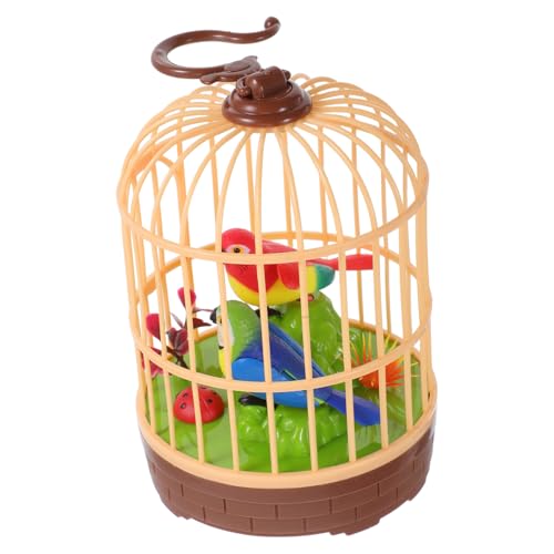 LRXIYODE Sprachaktiviertes Vogelkäfigspielzeug Mit Flüsternden Und Beweglichen Vögeln Realistische Vogelgeräusche Und Interaktionen Für Kleinkinder Für Kreatives Und Lernen LRXIYODE Sprachaktiviertes Vogelkäfigspielzeug Mit Flüsternden Und Beweglichen Vögeln Realistische Vogelgeräusche Und Interaktionen Für Kleinkinder Für Kreatives Und Lernen von LRXIYODE