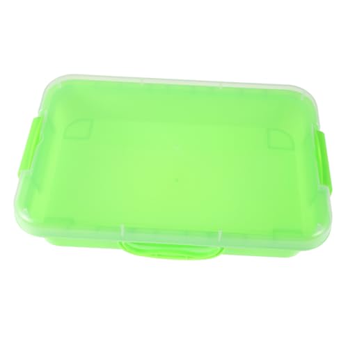 LRXIYODE Stapelbare Sandkastenbox mit Aufbewahrung Sensory Sandbox Container für Space Themen Bastelset mit Formen und Zubehör Organizer Tray für Malperlen und DIY Projekte Mittel von LRXIYODE