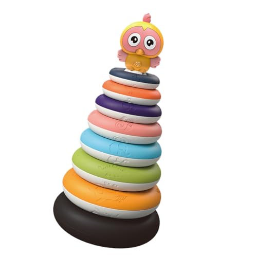 LRXIYODE Stapelturm Regenbogen Pädagogisches Balancespiel für Ab Jahren Robustes Farbenfrohes Lernspielzeug und Hörfähigkeiten LRXIYODE Stapelturm Regenbogen Pädagogisches Balancespiel für Ab Jahren Robustes Farbenfrohes Lernspielzeug und Hörfähigkeiten von LRXIYODE