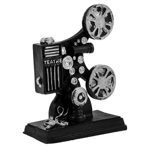 LRXIYODE Statue Desktop Salon Denker Statuen Retro Mini Puppenhaus Zubehör Skulpturen Vintage Filmprojektor Skulptur Vintage Theater Schwarzes Harz LRXIYODE Statue Desktop Salon Denker Statuen Retro Mini Puppenhaus Zubehör Skulpturen Vintage Filmprojektor Skulptur Vintage Theater Schwarzes Harz von LRXIYODE