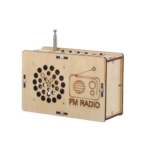 LRXIYODE Stem Wissenschafts-Bausatz Holz Radio Modell DIY FM Radio Bausatz Pädagogisch Lernspielzeug Stem Technik Physik Experiment Lernmaterial LRXIYODE Stem Wissenschafts-Bausatz Holz Radio Modell DIY FM Radio Bausatz Pädagogisch Lernspielzeug Stem Technik Physik Experiment Lernmaterial von LRXIYODE