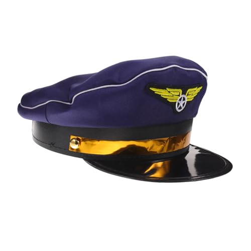 LRXIYODE Stewardess Hut Cosplay Kostüm Mütze Blau Einheitsgröße Weiches Material Bequemer Sitz Für Erwachsene Kostüm Zubehör LRXIYODE Stewardess Hut Cosplay Kostüm Mütze Blau Einheitsgröße Weiches Material Bequemer Sitz Für Erwachsene Kostüm Zubehör von LRXIYODE