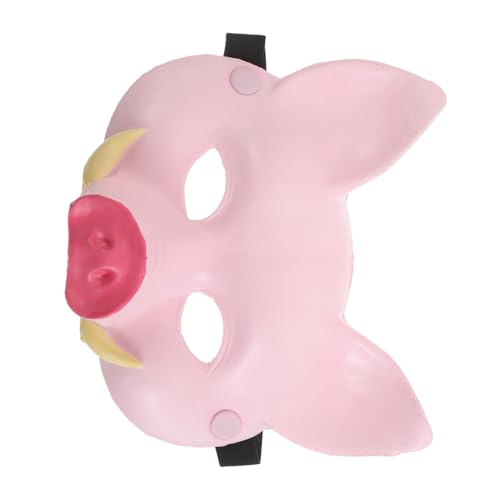 LRXIYODE Süße Pig Maske Leichte Verstellbare PU Schaum Tiermaske für Geburtstagsfeiern Halloween Maskenbälle und Cosplay Events LRXIYODE Süße Pig Maske Leichte Verstellbare PU Schaum Tiermaske für Geburtstagsfeiern Halloween Maskenbälle und Cosplay Events von LRXIYODE