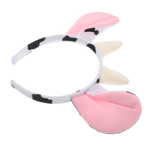 LRXIYODE Süßes Kuhstirnband Stirnband Mit Kuhmuster Kuh-outfit Stirnband Aus Kuhhorn Kuhohrhorn-stirnband Kuhhaarband Kuh Ohren Kopfbedeckungen Mit Tierohren Kuh-haarband Kuh-cosplay Stoff LRXIYODE Süßes Kuhstirnband Stirnband Mit Kuhmuster Kuh-outfit Stirnband Aus Kuhhorn Kuhohrhorn-stirnband Kuhhaarband Kuh Ohren Kopfbedeckungen Mit Tierohren Kuh-haarband Kuh-cosplay Stoff von LRXIYODE