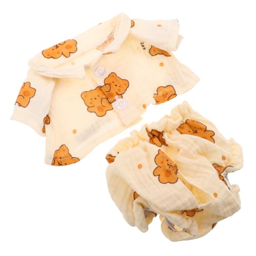 LRXIYODE Teiliges Bärenkleid Set aus Weichem Kuschelige Schlafanzüge für Stofftiere Niedliche Puppenkleidung für Bären Wärmende Pyjamas für Kuscheltiere und Puppen LRXIYODE Teiliges Bärenkleid Set aus Weichem Kuschelige Schlafanzüge für Stofftiere Niedliche Puppenkleidung für Bären Wärmende Pyjamas für Kuscheltiere und Puppen von LRXIYODE