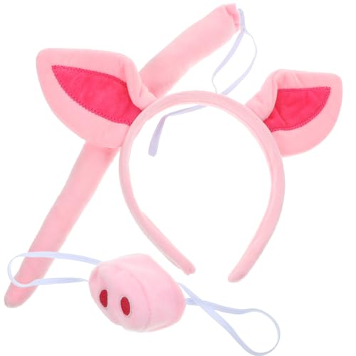 LRXIYODE Teiliges Schwein Kostümset für Rosa Stirnband und Zubehör für Kostümpartys Halloween Cosplay und Kreative Fotos LRXIYODE Teiliges Schwein Kostümset für Rosa Stirnband und Zubehör für Kostümpartys Halloween Cosplay und Kreative Fotos von LRXIYODE