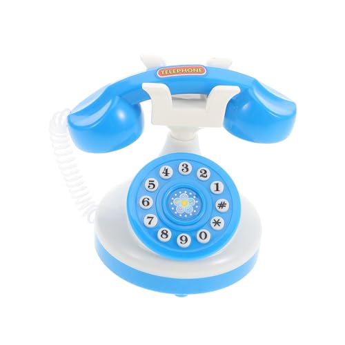 LRXIYODE Telefonspielzeug für Wählscheibe Interaktives Lernspielzeug für Fantasievolles und Kreativität Blau für Rollenspiele und Spielszenarien LRXIYODE Telefonspielzeug für Wählscheibe Interaktives Lernspielzeug für Fantasievolles und Kreativität Blau für Rollenspiele und Spielszenarien von LRXIYODE