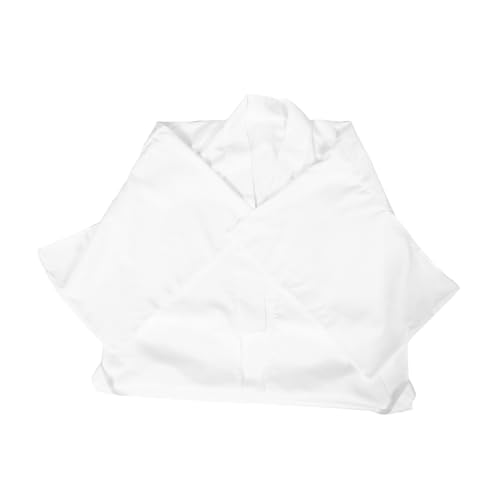 LRXIYODE Traditionelle Japanische Weiße Kimono Robe für Damen mit Ärmeln Innenschicht Yukata Unterkleid Furisode Basis Vielseitige Japanische Kleidung in Einheitsgröße von LRXIYODE