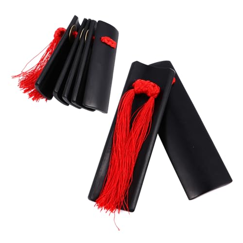 LRXIYODE Traditionelles Kuaiban Bambus Klapperinstrument Hand Percussion Musikinstrument Leicht Tragbar Langlebig Angenehmer Klang für Rhythmustraining LRXIYODE Traditionelles Kuaiban Bambus Klapperinstrument Hand Percussion Musikinstrument Leicht Tragbar Langlebig Angenehmer Klang für Rhythmustraining von LRXIYODE