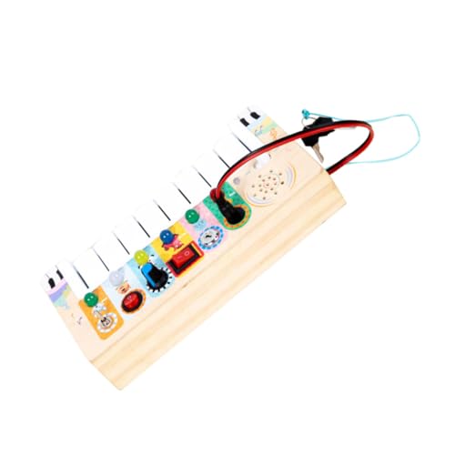 LRXIYODE Tragbares LED Holz Klavier mit Elektronischem Sound Sicher aus Holz und Elektronik Fördert Farberkennung Gehörentwicklung und Motorische Fähigkeiten für Unterwegs LRXIYODE Tragbares LED Holz Klavier mit Elektronischem Sound Sicher aus Holz und Elektronik Fördert Farberkennung Gehörentwicklung und Motorische Fähigkeiten für Unterwegs von LRXIYODE