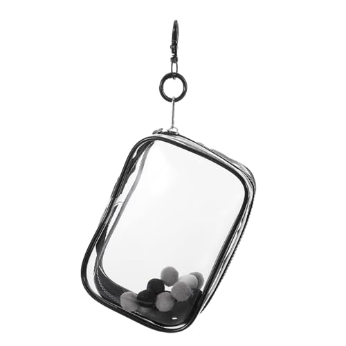 LRXIYODE Transparente Kleine Puppentasche mit Schlüsselanhänger Doppelte Reißverschlüsse Dickes Material Tragbarer Aufbewahrungs und Displaybeutel für Plüschtiere und Sammlerfiguren LRXIYODE Transparente Kleine Puppentasche mit Schlüsselanhänger Doppelte Reißverschlüsse Dickes Material Tragbarer Aufbewahrungs und Displaybeutel für Plüschtiere und Sammlerfiguren von LRXIYODE