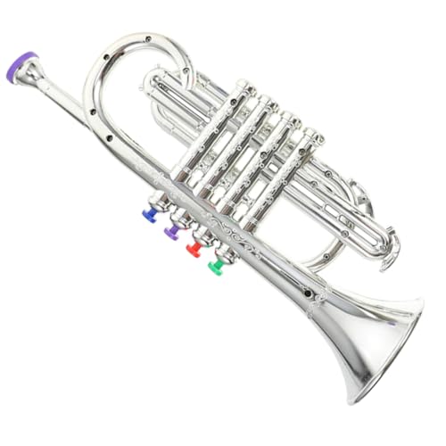 LRXIYODE Trompetenspielzeug aus Robustem Kunststoff Tragbares Musikinstrument mit Pädagogisches für Kleinkinder Fördert Musikalisches Interesse bei Jungen und Mädchen für Party und von LRXIYODE