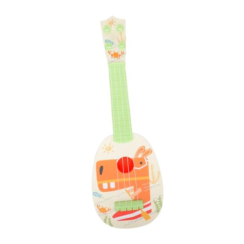 LRXIYODE Ukulele aus Sicherem Kunststoff Mini Simuliertes Saiteninstrument für Frühe Musikalische Früherziehung Leichtes Gitarrenmodell für Jungen und Mädchen Ab Jahren von LRXIYODE