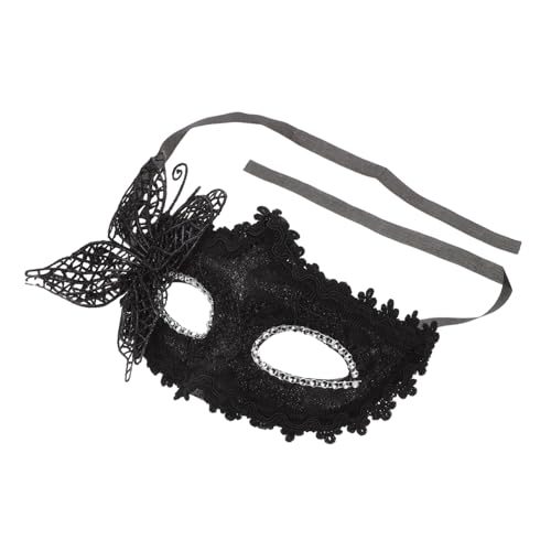 LRXIYODE Venezianische Halbgesichts Maske mit Schmetterlingsdesign Verstellbar Leicht und mit Satinband Damen Masquerade Ball Maske für Fasching Karneval und Kostümparty LRXIYODE Venezianische Halbgesichts Maske mit Schmetterlingsdesign Verstellbar Leicht und mit Satinband Damen Masquerade Ball Maske für Fasching Karneval und Kostümparty von LRXIYODE