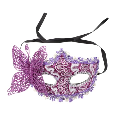 LRXIYODE Venezianische Spitzen Halbgesichtsmaske Damen Verstellbar für Maskenball Karneval Halloween Kostümparty Masquerade Party Requisite LRXIYODE Venezianische Spitzen Halbgesichtsmaske Damen Verstellbar für Maskenball Karneval Halloween Kostümparty Masquerade Party Requisite von LRXIYODE