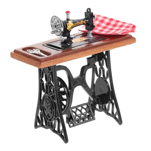 LRXIYODE Vintage Nähmaschine Modell Für Puppenhaus Retro Nähmaschine Zubehör Für DIY Tiny House Dekoration Braune Nähmaschine Für Puppenhaus Möbel LRXIYODE Vintage Nähmaschine Modell Für Puppenhaus Retro Nähmaschine Zubehör Für DIY Tiny House Dekoration Braune Nähmaschine Für Puppenhaus Möbel von LRXIYODE