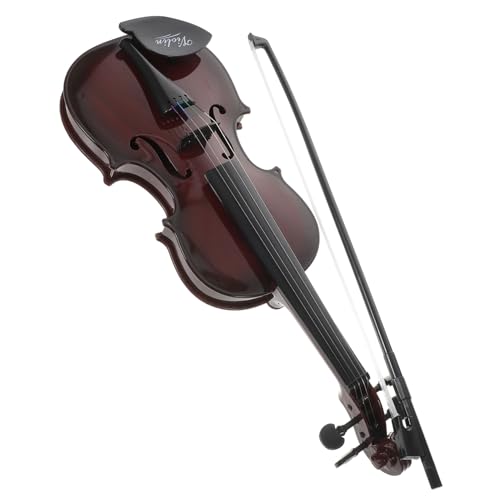 LRXIYODE Violinenspielzeug aus Robustem Kunststoff Pädagogisches Musikspielzeug für Anfänger Niedliches und Sicheres Geigenmodell zur Musikalischer Fähigkeiten für Jungen und Mädchen von LRXIYODE