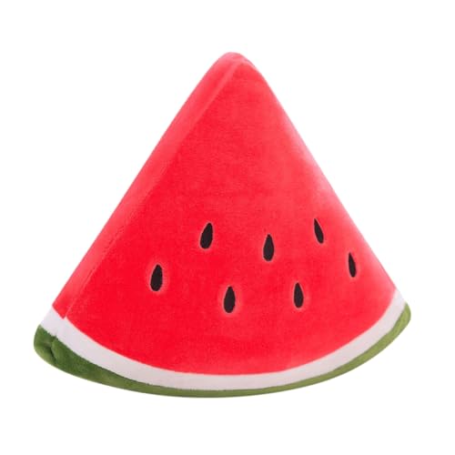 LRXIYODE Wassermelonenkissen Kissen Obst Wassermelone Gefülltes Wurfkissen Süßes Wassermelonenkissen Einzigartiges Wurfkissen Wassermelonenzubehör Neuartiges Wurfkissen Kleines von LRXIYODE