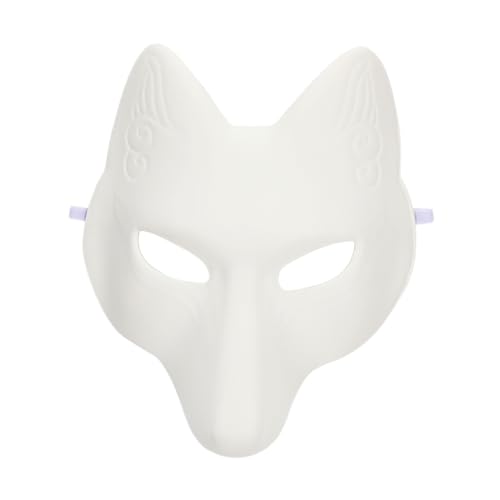 LRXIYODE Weiße DIY Fuchs Maske zum Bemalen Leere Tiermaske für Halloween Karneval Kostümparty Unbemalte Cosplay Maske für Erwachsene und Kreativ Gestaltbar Vielseitig Einsetzbar LRXIYODE Weiße DIY Fuchs Maske zum Bemalen Leere Tiermaske für Halloween Karneval Kostümparty Unbemalte Cosplay Maske für Erwachsene und Kreativ Gestaltbar Vielseitig Einsetzbar von LRXIYODE
