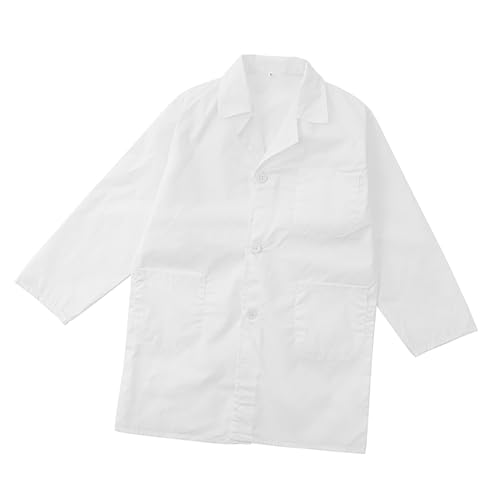 LRXIYODE Weißer Kittel Für Cosplay Jungs Halloween Kostüme Regenmantel Kindermantel Karriere-rollenspielkostüm Laborkostüm Für Kinderkarriere Verkleiden Sich Baumwollmischung LRXIYODE Weißer Kittel Für Cosplay Jungs Halloween Kostüme Regenmantel Kindermantel Karriere-rollenspielkostüm Laborkostüm Für Kinderkarriere Verkleiden Sich Baumwollmischung von LRXIYODE