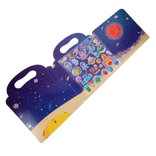 LRXIYODE Wiederverwendbares DIY Stickerbuch für Niedlichen Cartoon Aufklebern Fördert Kreativität Hand Auge Koordination Praktischem Tragegriff für Kindergarten und Zuhause LRXIYODE Wiederverwendbares DIY Stickerbuch für Niedlichen Cartoon Aufklebern Fördert Kreativität Hand Auge Koordination Praktischem Tragegriff für Kindergarten und Zuhause von LRXIYODE