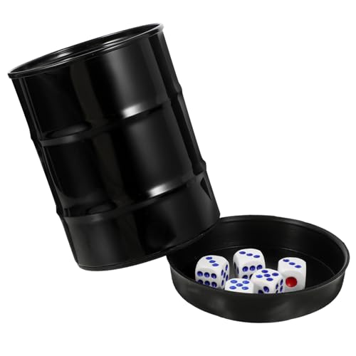 LRXIYODE Würfelbecher Can Form Würfelhalter Leicht Kompakt Kunststoff für Ktv Bar Party Spiele mit Würfeln Stilvoller Würfelbecher für Familie und Reisen von LRXIYODE