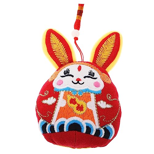 LRXIYODE Wufu Kaninchen Ornament Ausgestopftes Häschen Dekoration Kaninchen Puppe Kaninchen Maskottchen Puppe Ausgestopftes Kaninchen Maskottchen Jahr des Kaninchens Puppe LRXIYODE Wufu Kaninchen Ornament Ausgestopftes Häschen Dekoration Kaninchen Puppe Kaninchen Maskottchen Puppe Ausgestopftes Kaninchen Maskottchen Jahr des Kaninchens Puppe von LRXIYODE
