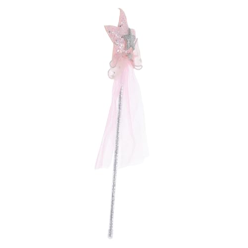 LRXIYODE Zauberstab für Mädchen Glitzernder Sternstab Kinderparty Magischer Stock für Kostümfest und Bühnenauftritt Umweltfreundlich und Langlebig Kreatives Design von LRXIYODE