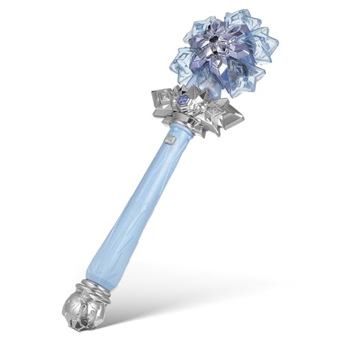 LRXIYODE Zauberstab sprühen Und aufleuchten glühen Musik Prinzessin aus klein -Strumpf-Geschenke für Mädchen Schneeflocke Zauberstab für Cosplay Spielzeugstab Plastik Blau LRXIYODE Zauberstab sprühen Und aufleuchten glühen Musik Prinzessin aus klein -Strumpf-Geschenke für Mädchen Schneeflocke Zauberstab für Cosplay Spielzeugstab Plastik Blau von LRXIYODE