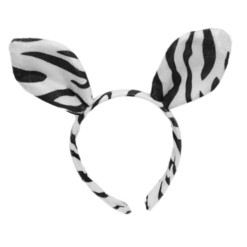 LRXIYODE Zebra Kostüm Haarreif mit Tierohren Süßes Cosplay Accessoire für Halloween und Partys Bequemes Weiches Material für Stundenlangen Tragekomfort LRXIYODE Zebra Kostüm Haarreif mit Tierohren Süßes Cosplay Accessoire für Halloween und Partys Bequemes Weiches Material für Stundenlangen Tragekomfort von LRXIYODE